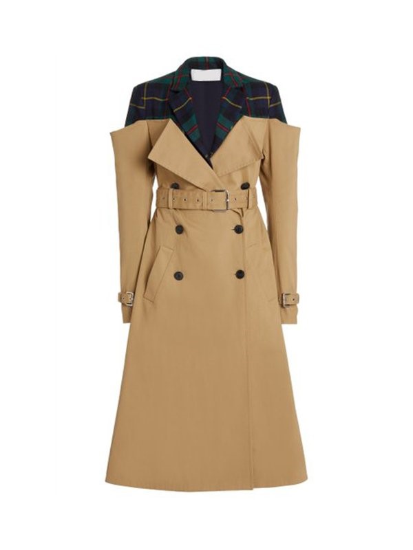Caridad Carrie Power Book II Ghost S02 Brown Trench Coat