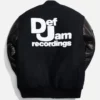 Def Jam Black Varsity Bomber Jacket