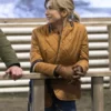 FBI Most Wanted Sarah Allen Brown Quilted Jacket