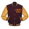 Washington Commanders Maroon Varsity Jacket