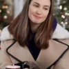 A Godwink Christmas Miracle of Love Joy Brown Jacket with White Fur Collar