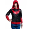 Batwoman Ruby Rose Black and Red Hooded Jacket