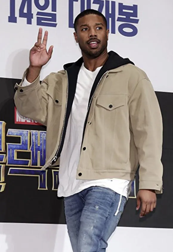 Michael B Jordan Black Panther Seoul Premiere Jacket