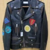 G Eazy Saint Laurent Moujik Love Lou Lou Black Leather Jacket