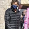 Pedro Pascal The Unbearable Weight of Massive Talent Black Puffer Jacket