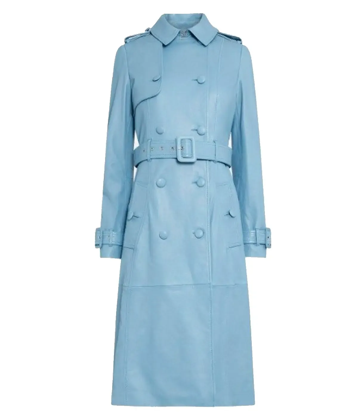 Queens of Mystery Matilda Stone Blue Long Coat - William Jacket