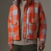 The Chi S05 Tiffany Orange Checkered Jacket