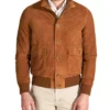 The Unbearable Weight of Massive Talent Nick Cage Brown Bomber Jacket