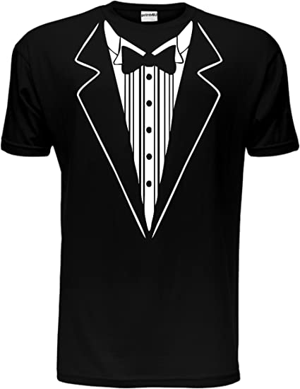 Black Tux Suit t-shirt