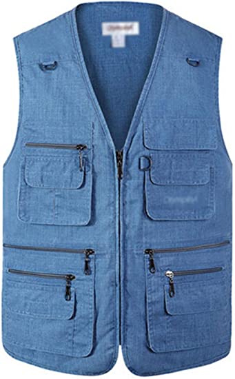 Mens and Womens Blue Halloween Vest - William Jacket