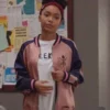 Grown-ish Zoey Johnson Pink Bomber Jacket