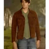 The Winchesters S1 John Winchester Brown Suede Jacket