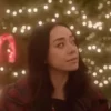 Christmas with You Aimee Garcia Red & Black Check Puffer Jacket