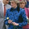 Princess Diana Blazer blue with black spot