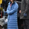 Secret Invasion Emilia Clarke Long Blue Jacket
