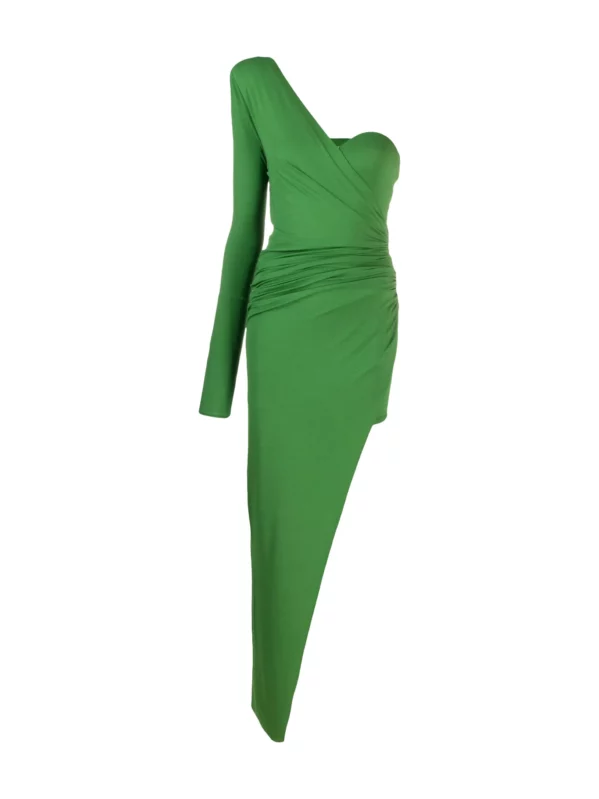 Sylvie Green Asymmetrical Dress