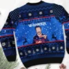 ted lasso christmas sweater navy blue