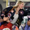 Astros Victory Parade Kate Upton Jacket