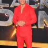 Black Adam Dwayne Johnson Red Suit