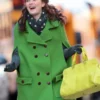 Blair Waldorf Tv Series Gossip Girl 2022 Leighton Meester Green Cape Coat