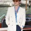 Harry Styles Film Don't Worry Darling Off White Blazer Front