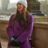 Jolly Good Christmas Anji Purple Coat