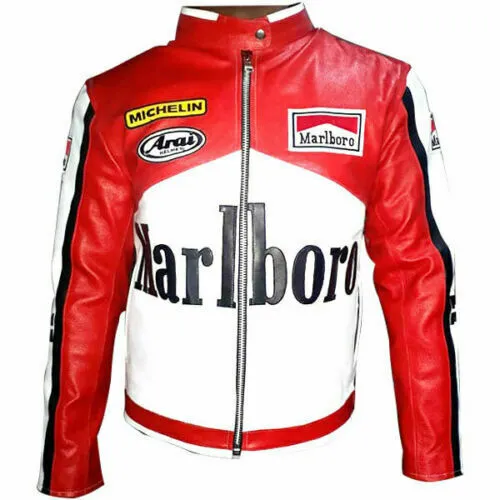 T billedtekst ved siden af Marlboro Racing Jacket For Sale - William Jacket