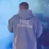 Mens and Womens Drake 6 Hoodie Free the Mandem Hoodie Drake For Sale