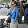 Olivia Wilde Blue Jacket