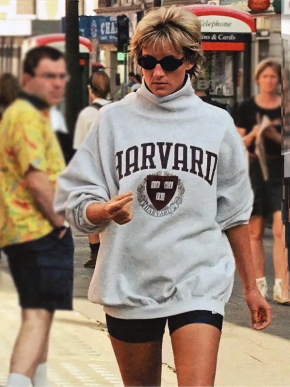 Princess Diana Harvard Printed Sweatshirt For Sale
