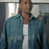 Robyn Mccall The Equalizer S03 Printed Denim Jacket