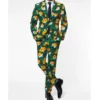 Thanksgiving Tropical Treasure Floral Suit for Men