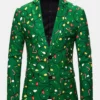 green christmas blazer