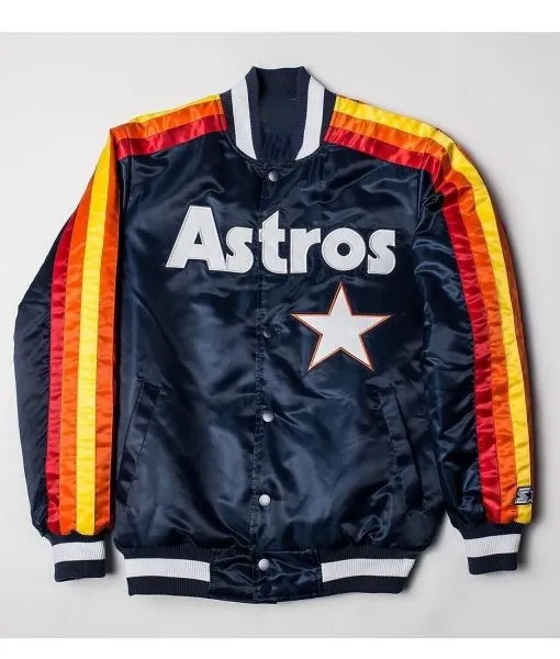 Houston Astros Tricolor Sleeve Star Jacket
