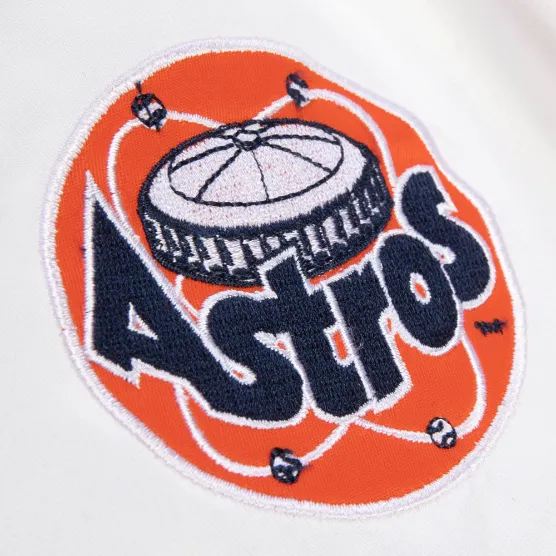 Men's Houston Astros Starter Navy/Orange Varsity Tri-Color Satin Full-Snap  Jacket