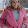 A Cozy Christmas Inn 2022 Jodie Sweetin Pink Coat