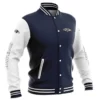 Andrei Baltimore Ravens Blue and White Baseball Varsity Jacket