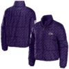 Ardenia Baltimore Ravens Women Purple Puffer Jacket