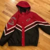 Arizona Cardinals NFL Red and Black Varsity Jacket With Hood