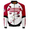 Arizona Cardinals Player Running Printed Bomber Jacket