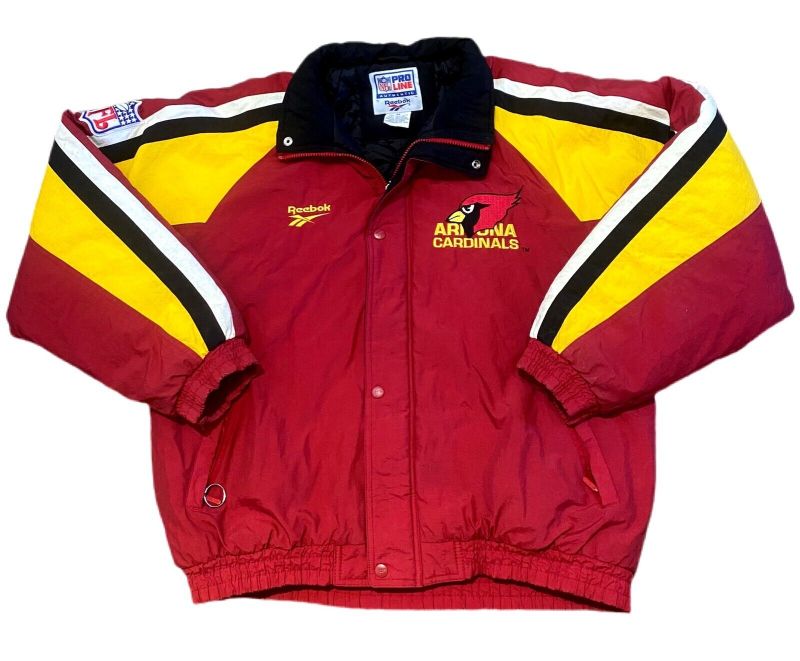 Arizona Cardinals Vintage 90s Red Color Blocked Jacket