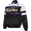 Baltimore Ravens Heavyweight Satin Varsity Jacket