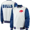 Benji Starter Buffalo Bills White and Blue Jacket