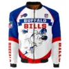 Berke NFL Buffalo Bills 3D Full-Zip Bomber Jacket