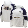 Bertrand Baltimore Ravens Half-Snap Hooded Jacket