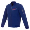 Braden Buffalo Bills Blue Full-Zip Bomber Jacket