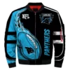 Carolina Panthers Boris Printed Bomber Jacket