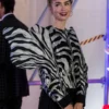 Emily In Paris S03 Lily Collins Zebra Jacket