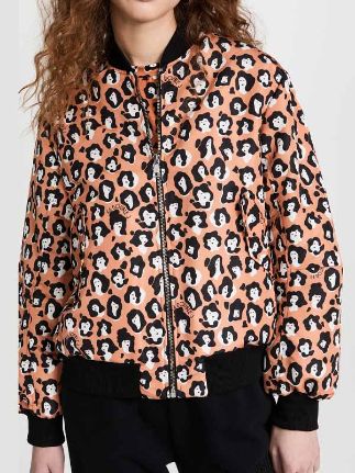 WornOnTV: Emily's orange lace dress and horse print bomber jacket on Emily  in Paris, Lily Collins