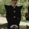 Emily in Paris S03 Lily Collins Black Top